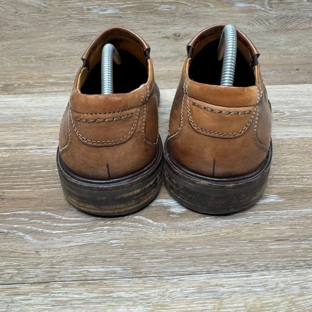 Ecco Windsor Brown Leather Loafers Men's Size EU 44